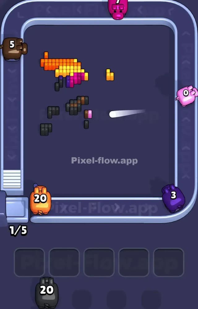 Pixel Flow Level 1032 Solution 3
