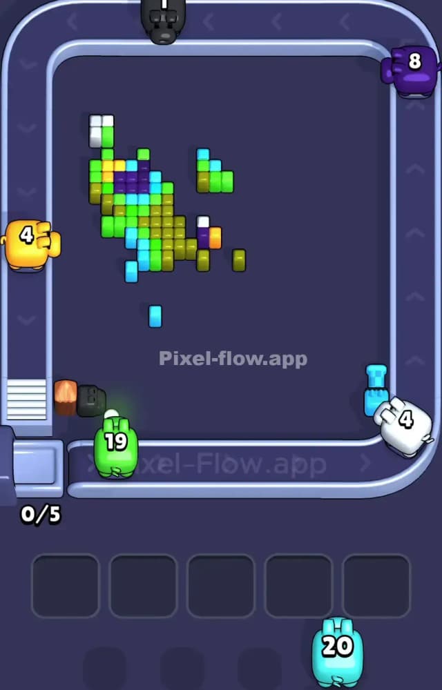 Pixel Flow Level 967 Solution 3