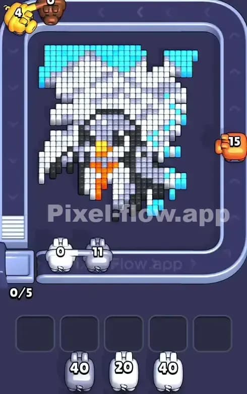 Pixel Flow Level 806 Solution 2