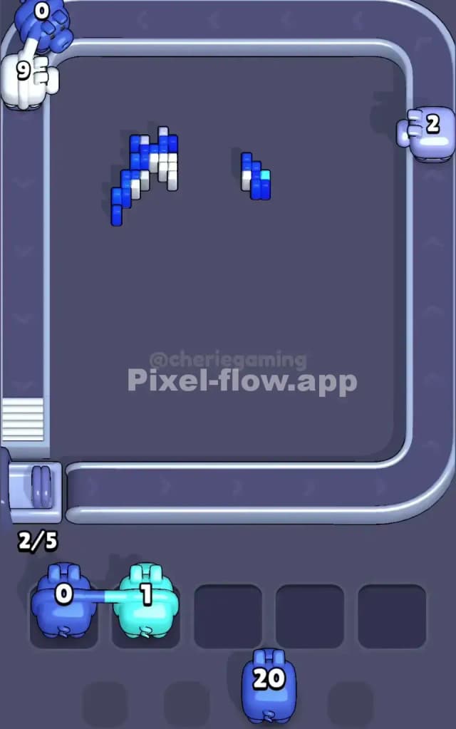 Pixel Flow Level 158 Solution 3