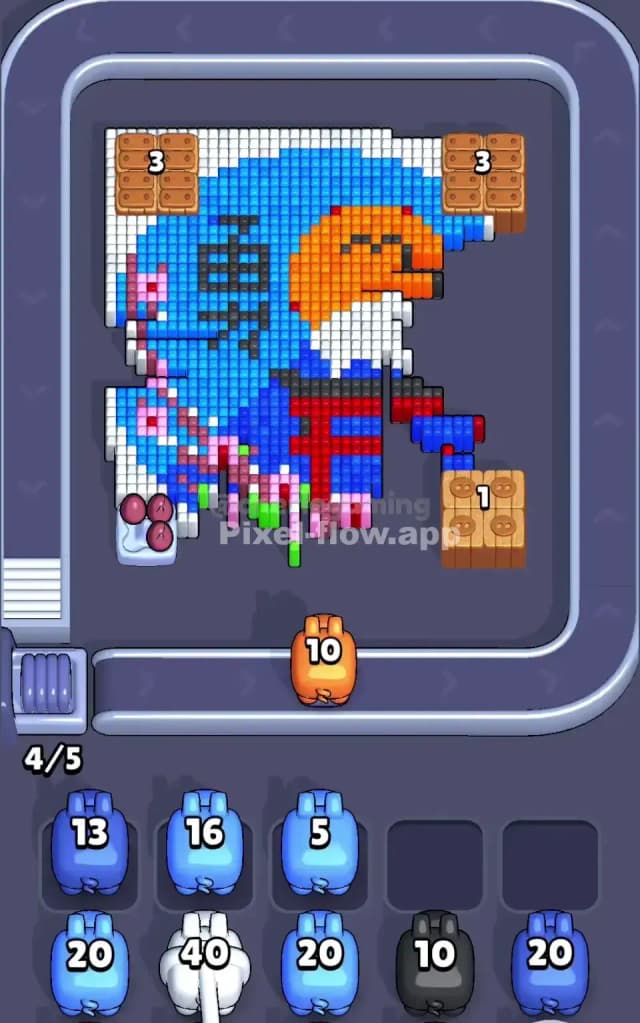 Pixel Flow Level 358 Solution 1