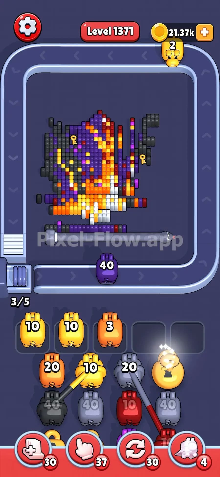 What Locks and Keys Do in Pixel Flow