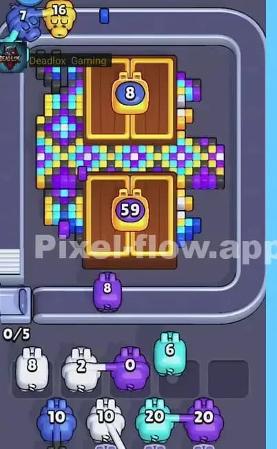 Pixel Flow Level 452 Solution 1