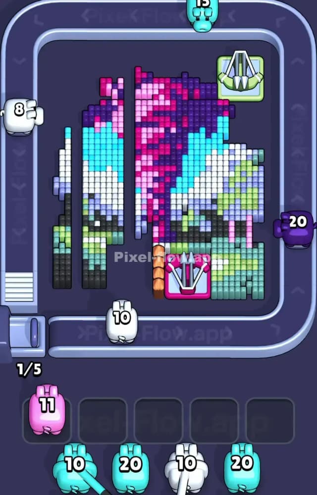 Pixel Flow Level 1588 Solution 2