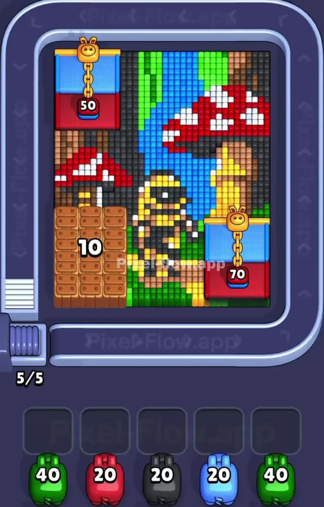 Pixel Flow Level 1347 Gameplay