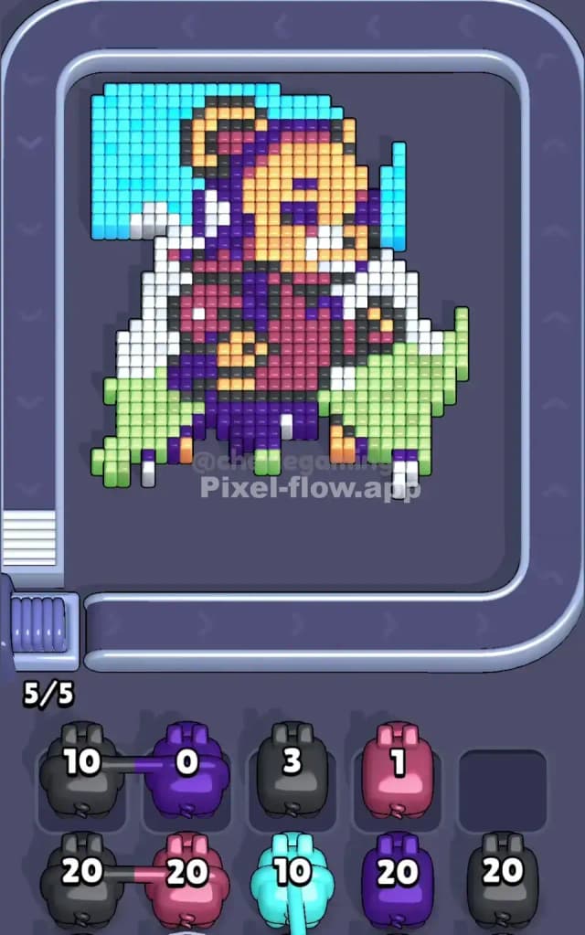 Pixel Flow Level 344 Solution 1