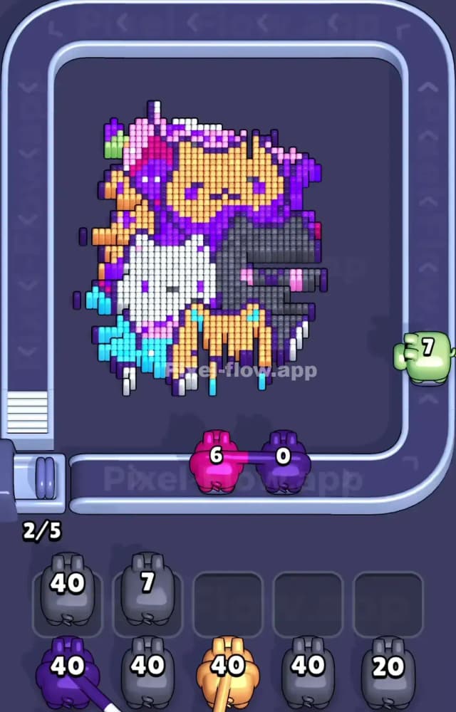 Pixel Flow Level 1055 Solution 2