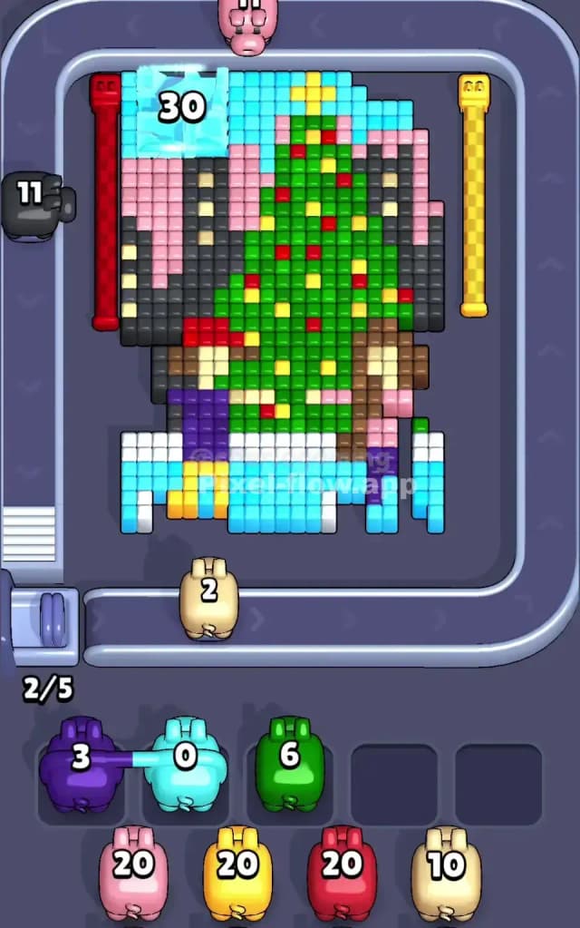 Pixel Flow Level 365 Solution 1