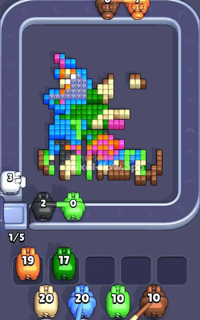 Pixel Flow Level 451 Solution 2