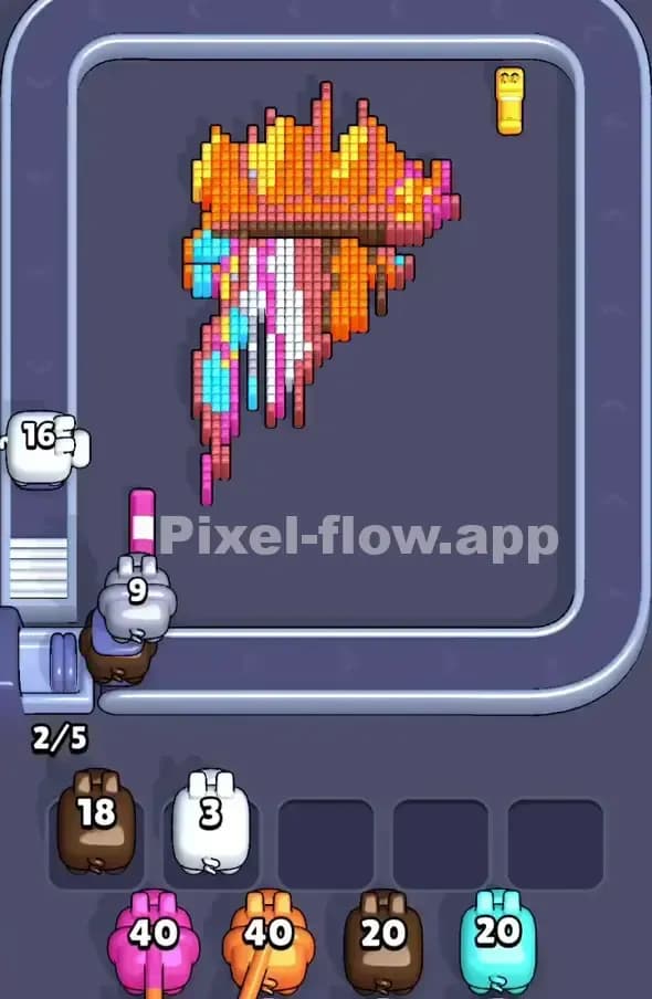 Pixel Flow Level 386 Solution 2