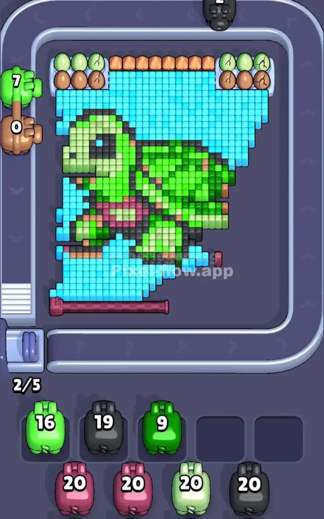 Pixel Flow Level 440 Solution 1