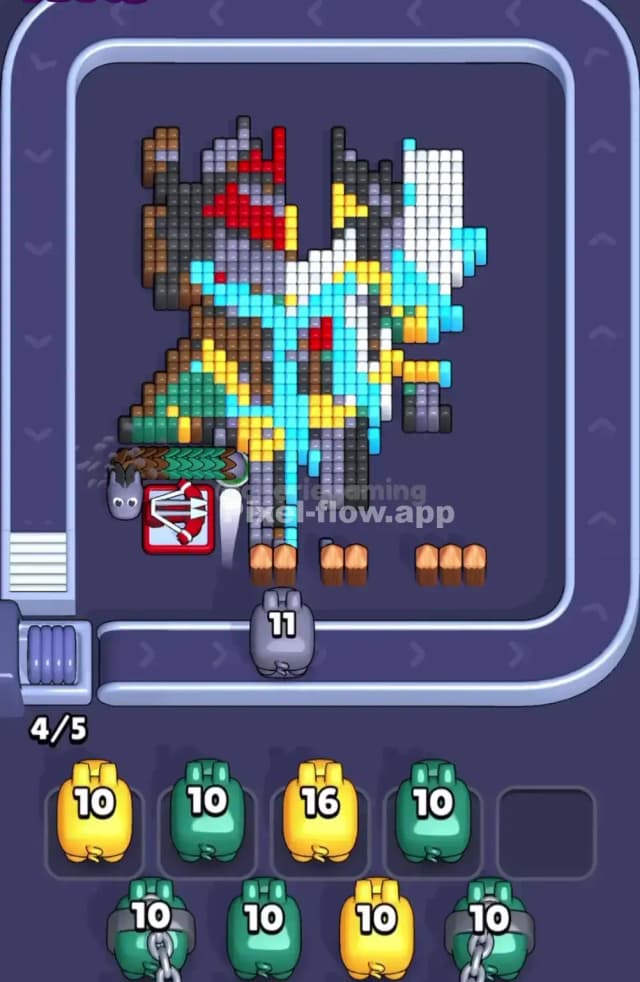 Pixel Flow Level 1776 Solution 2