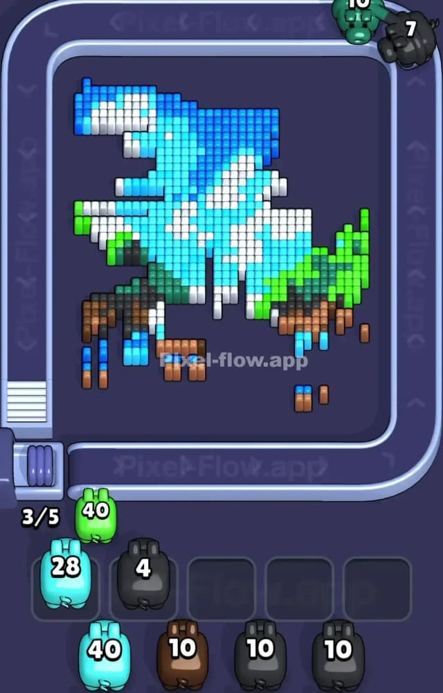 Pixel Flow Level 1394 Solution 2