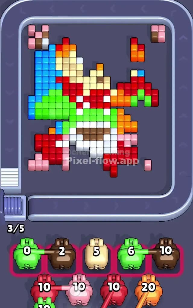 Pixel Flow Level 466 Solution 2