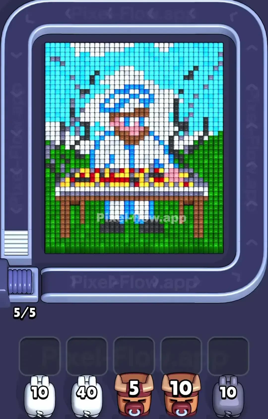 Pixel Flow Level 1495 Screenshot