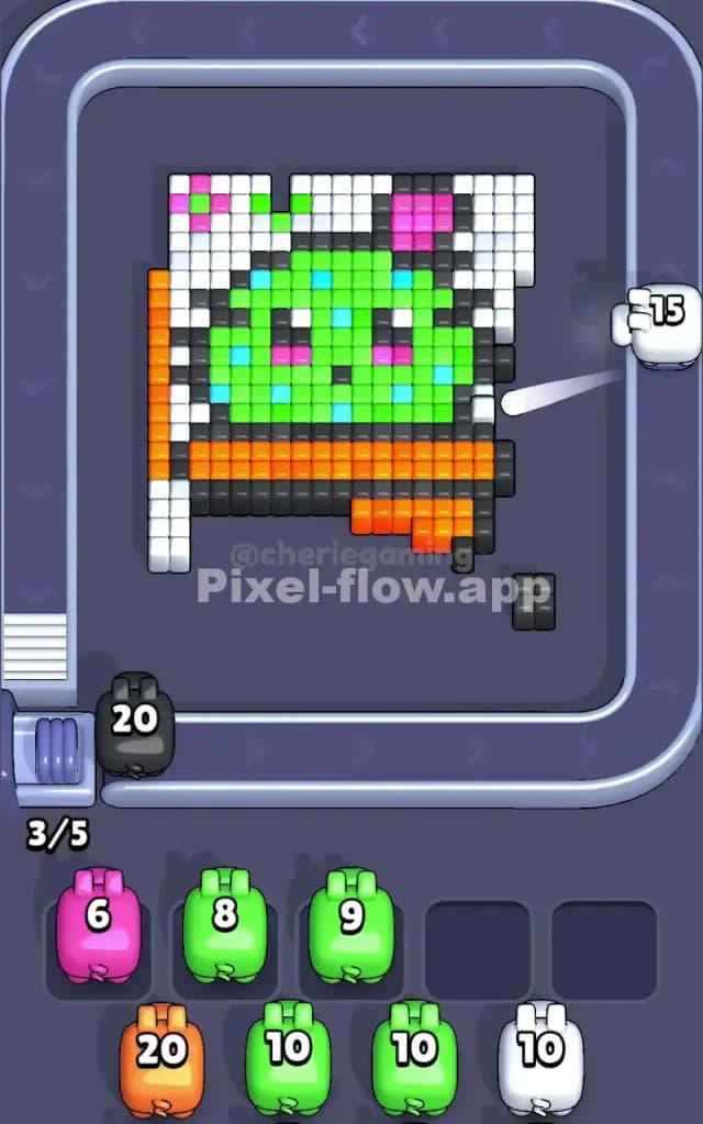 Pixel Flow Level 126 Solution 1
