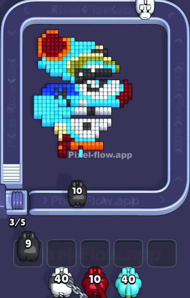 Pixel Flow Level 1342 Solution 2