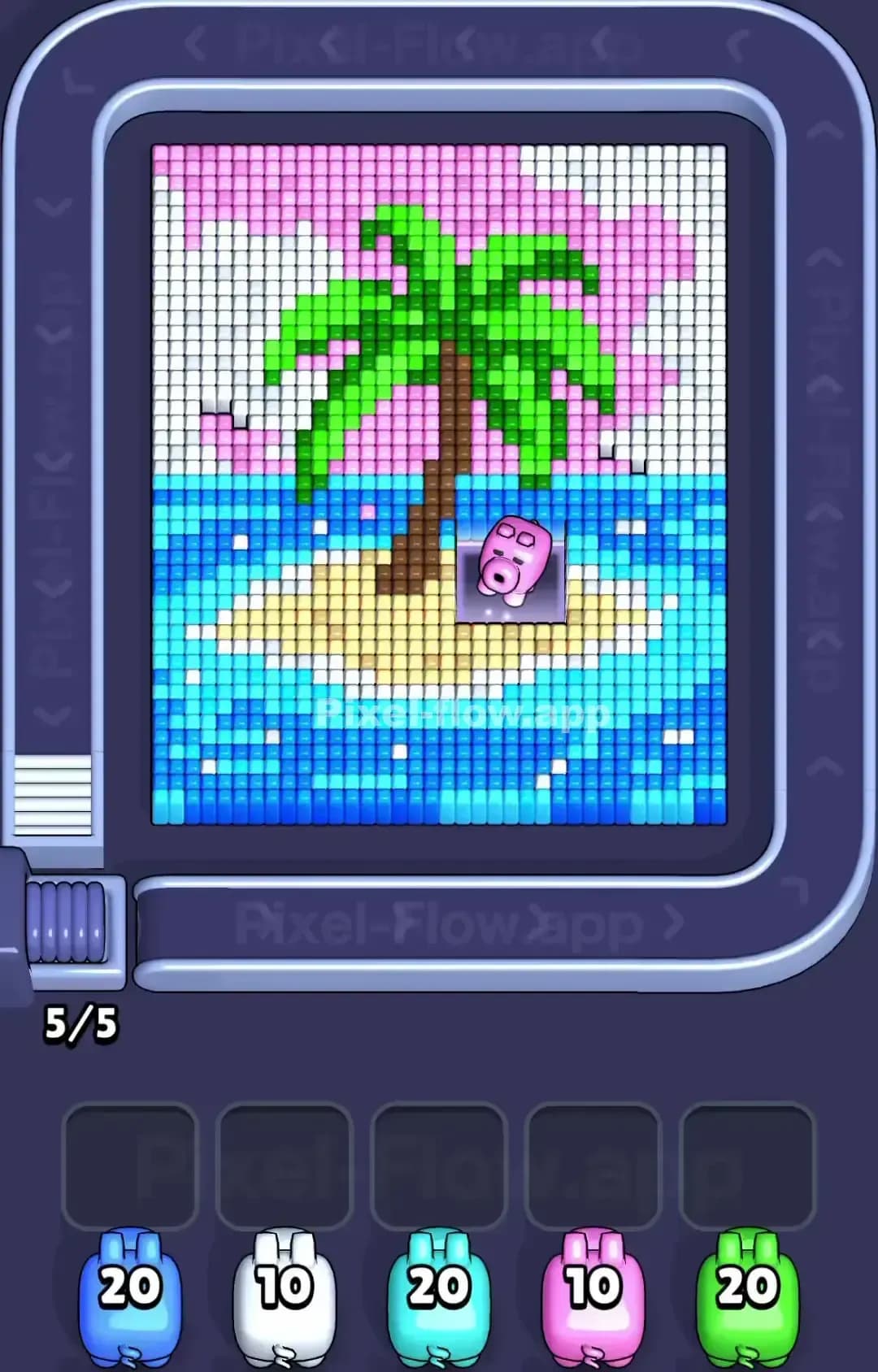 Pixel Flow Level 1460 Screenshot