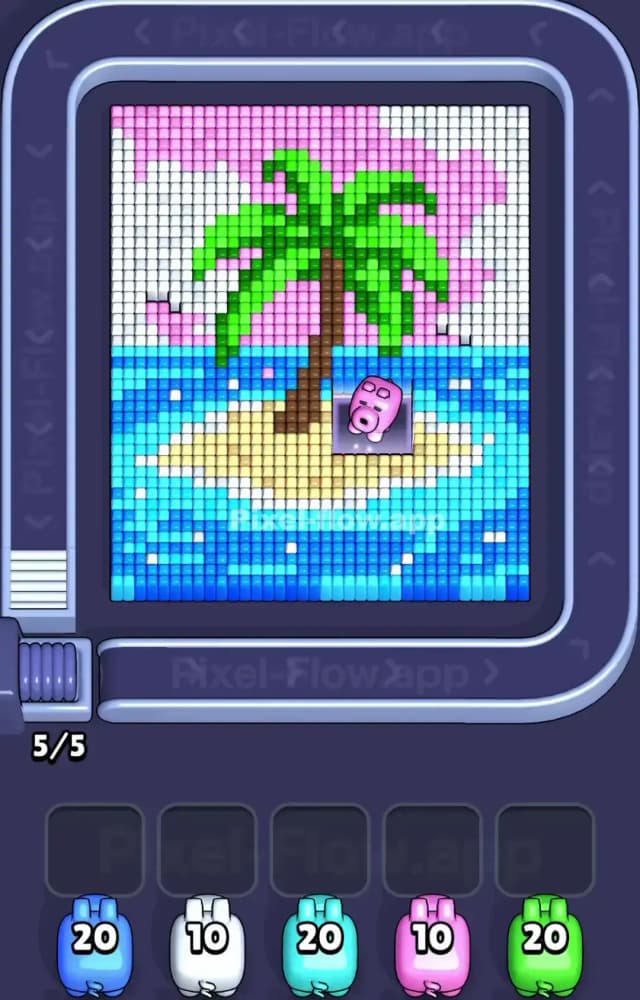 Pixel Flow Level 1460 Gameplay