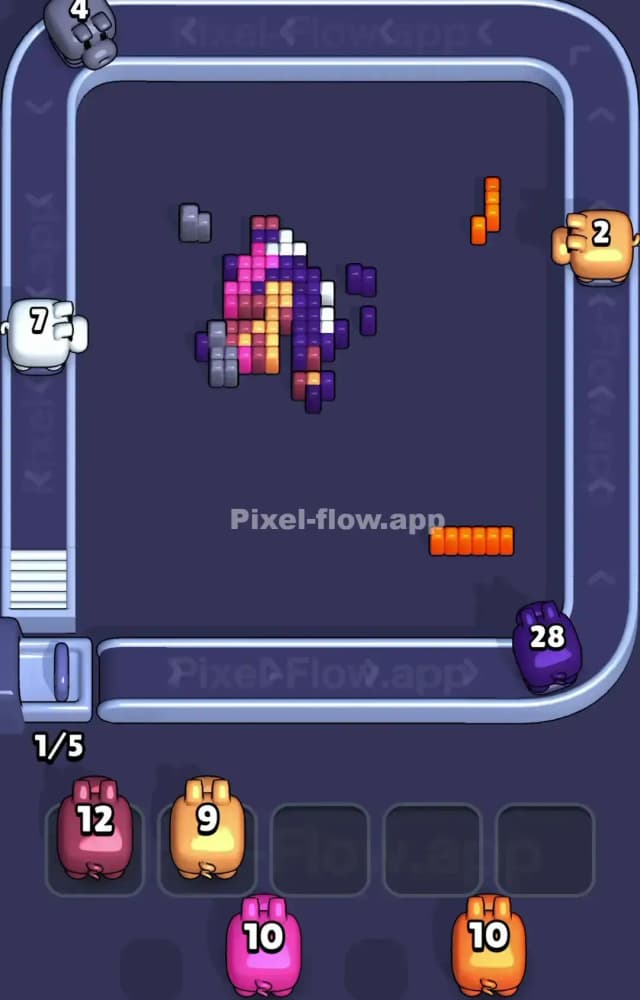 Pixel Flow Level 1481 Solution 3