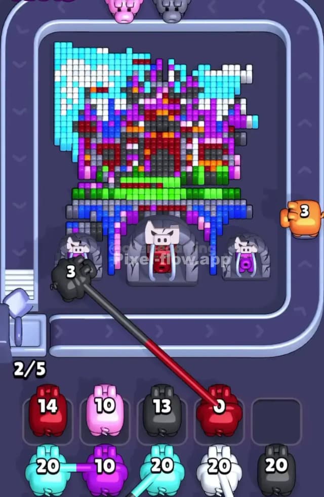 Pixel Flow Level 1789 Solution 1