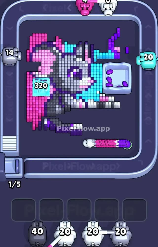Pixel Flow Level 1315 Solution 2