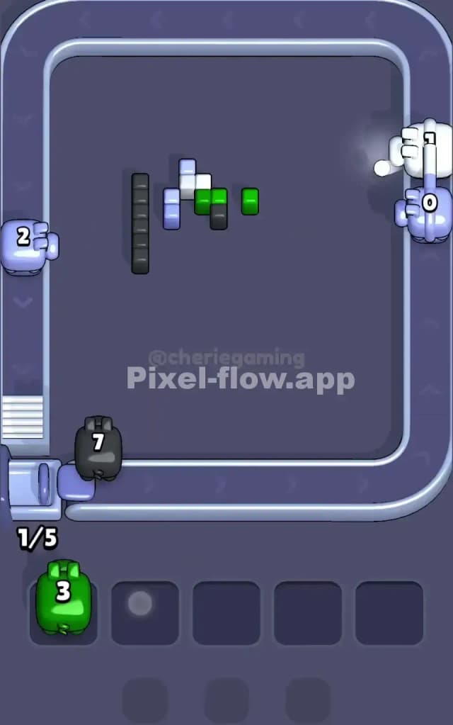 Pixel Flow Level 19 Solution 3