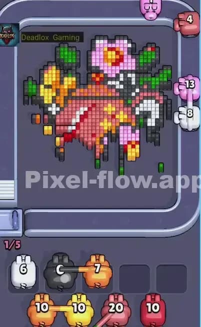 Pixel Flow Level 475 Solution 1