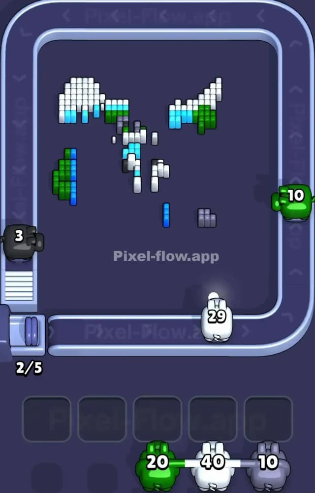 Pixel Flow Level 1465 Solution 3