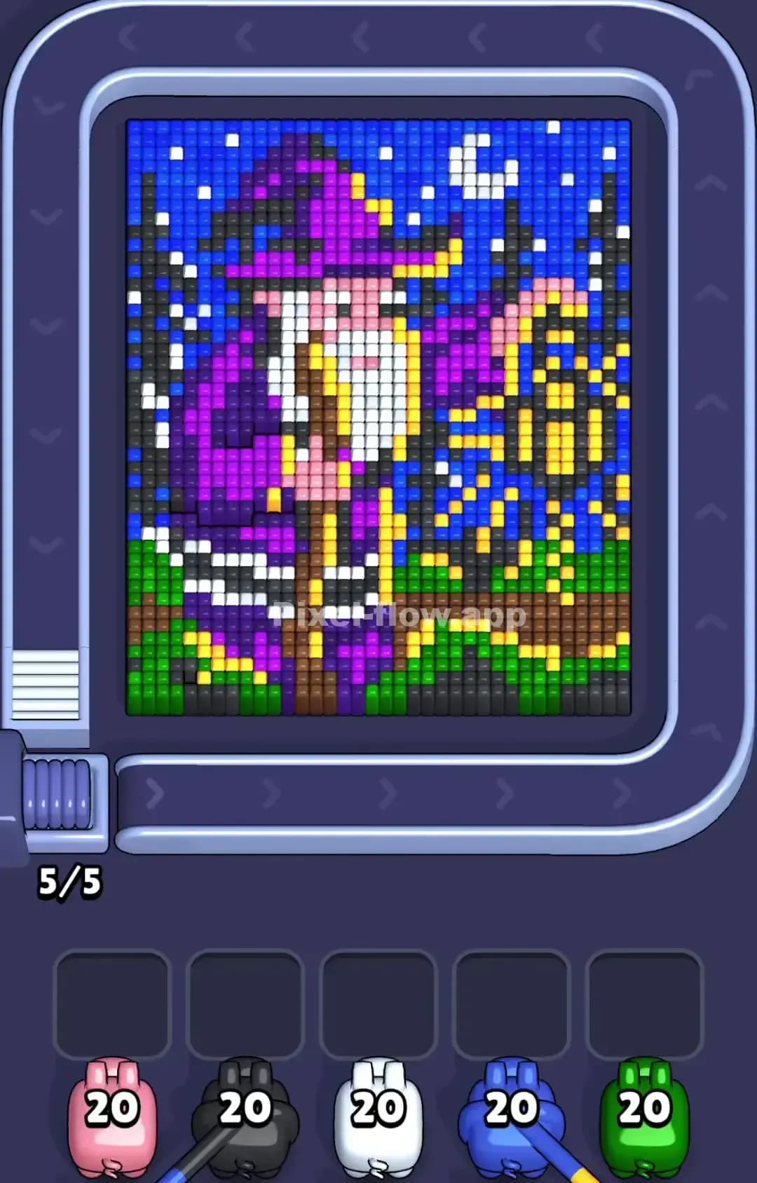 Pixel Flow Level 989 Screenshot