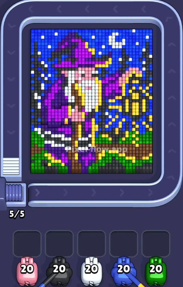 Pixel Flow Level 989 Gameplay