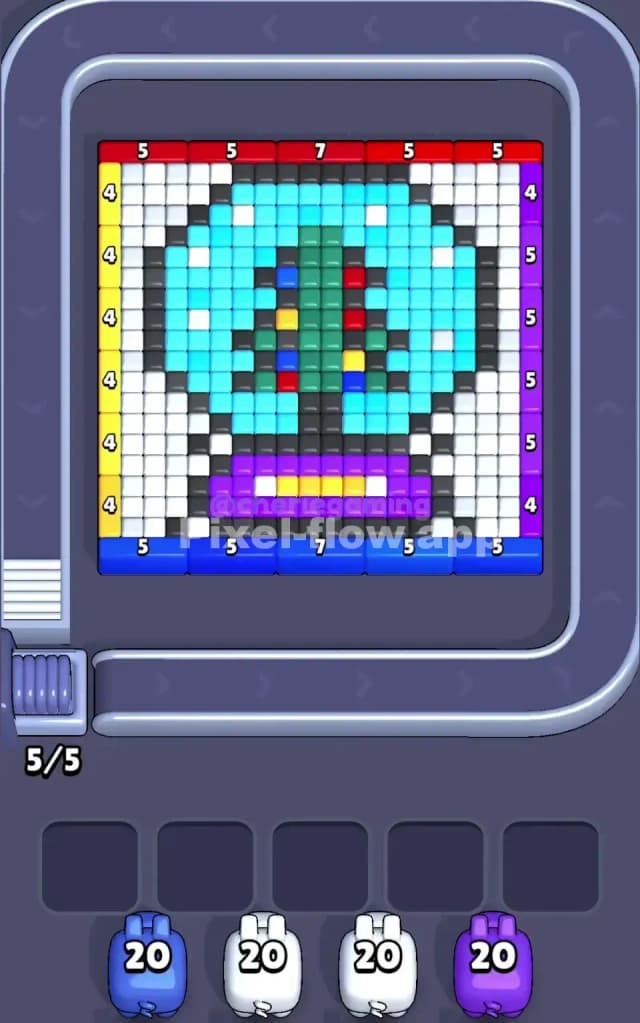 Pixel Flow Level 33 Gameplay