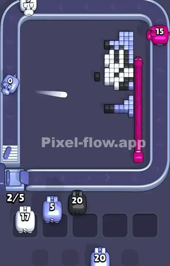 Pixel Flow Level 523 Solution 3