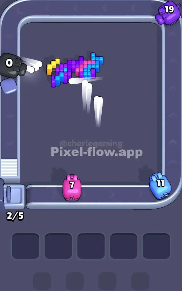 Pixel Flow Level 39 Solution 3