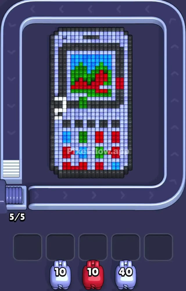 Pixel Flow Level 993 Gameplay