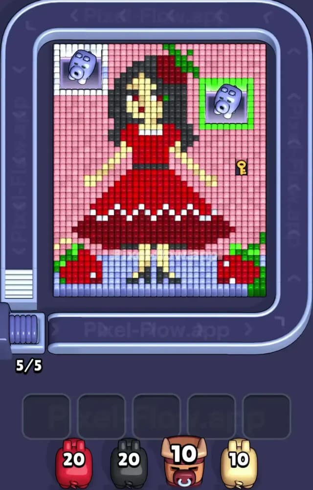 Pixel Flow Level 1375 Gameplay