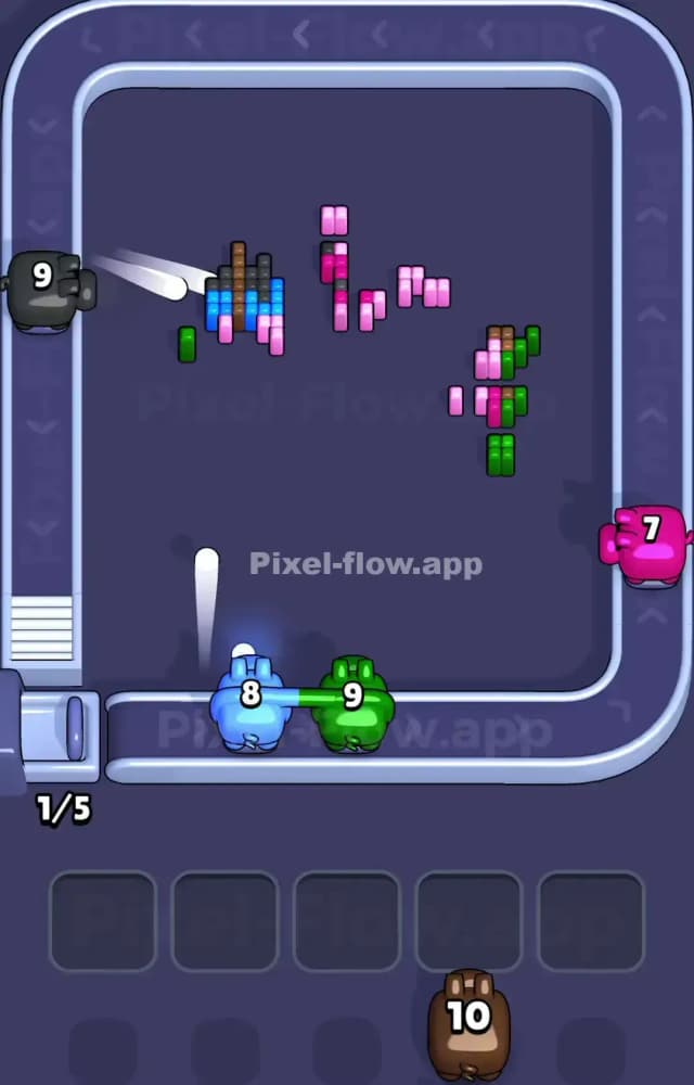 Pixel Flow Level 1062 Solution 3