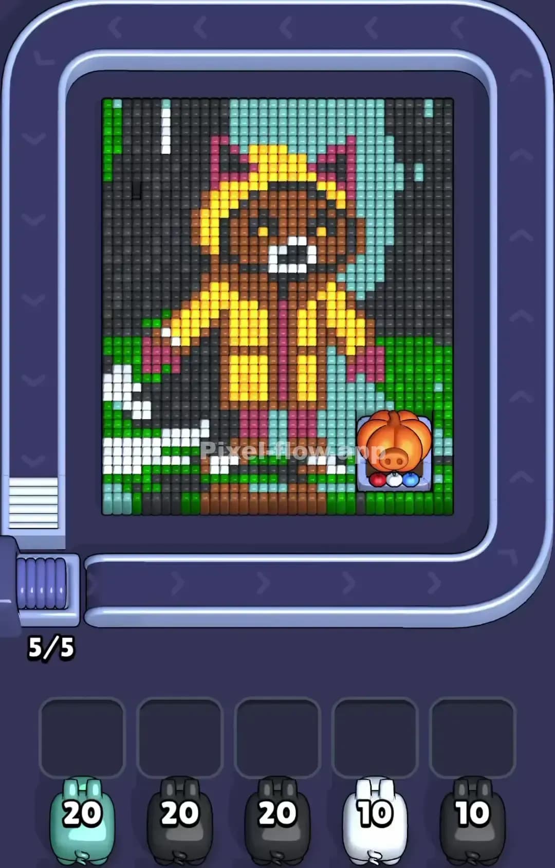 Pixel Flow Level 1274 Screenshot