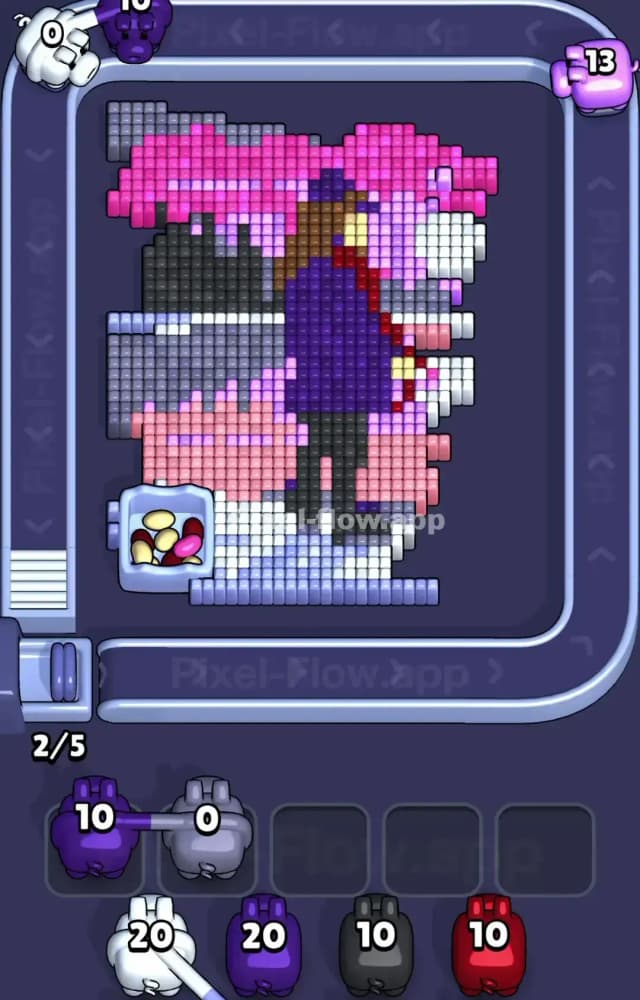 Pixel Flow Level 1482 Solution 1