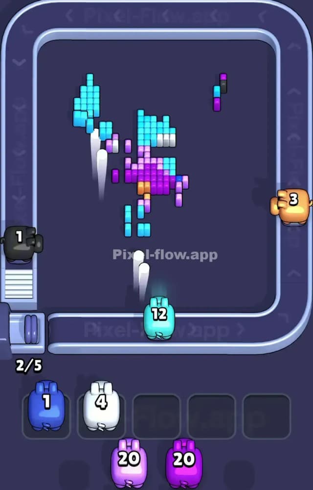 Pixel Flow Level 1343 Solution 3