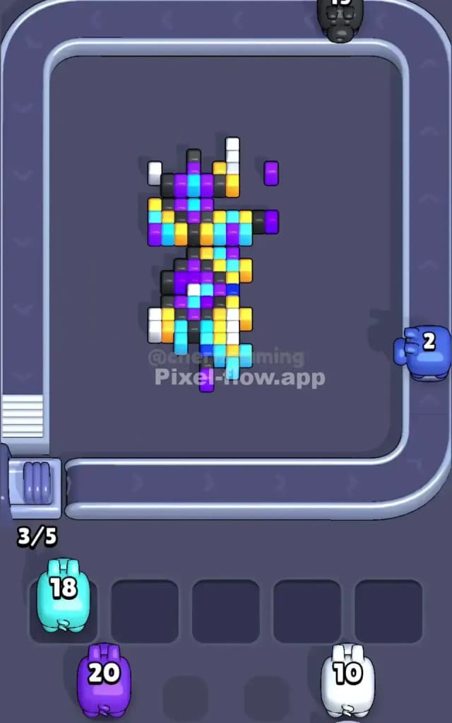 Pixel Flow Level 452 Solution 3