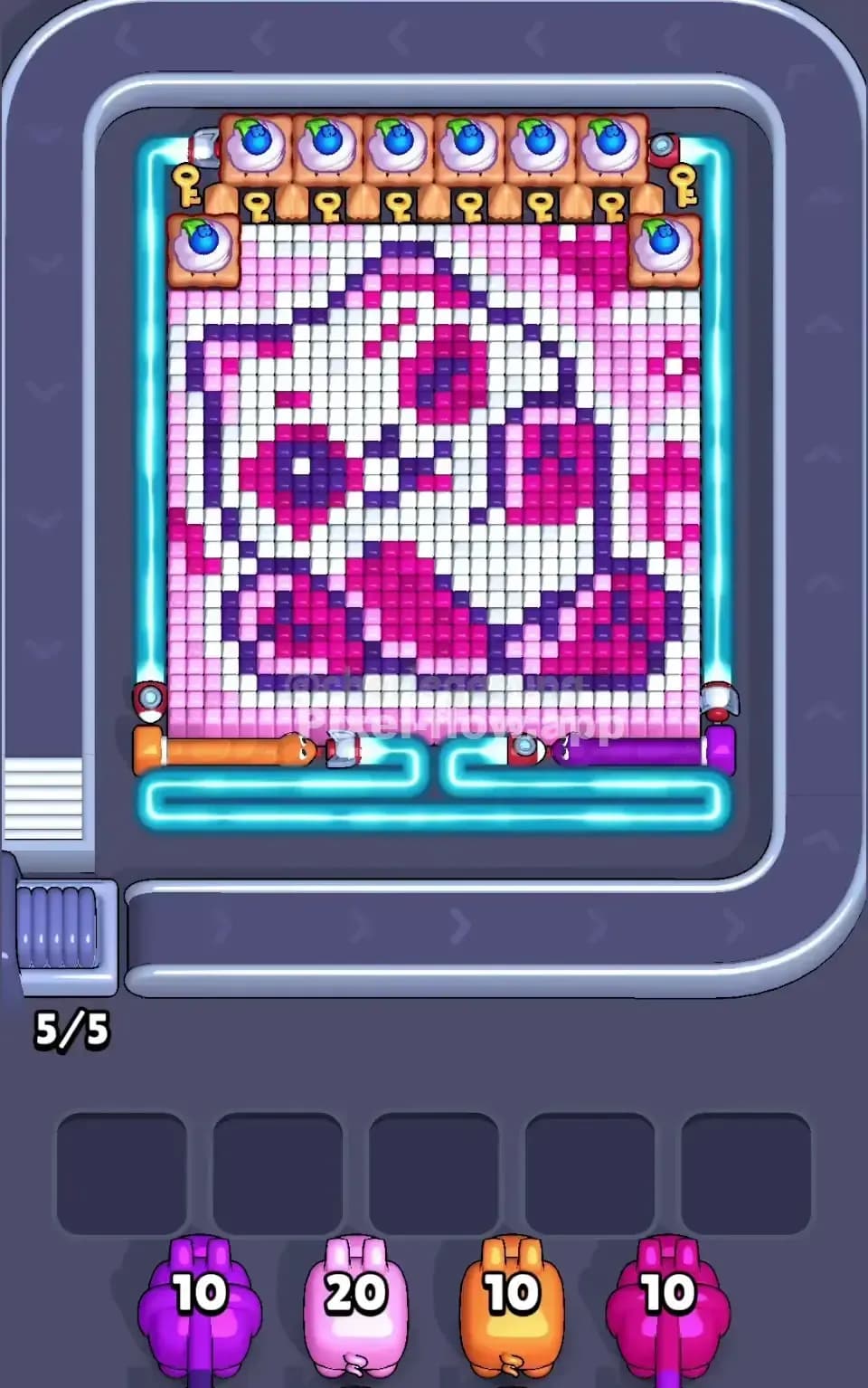 Pixel Flow Level 697 Screenshot