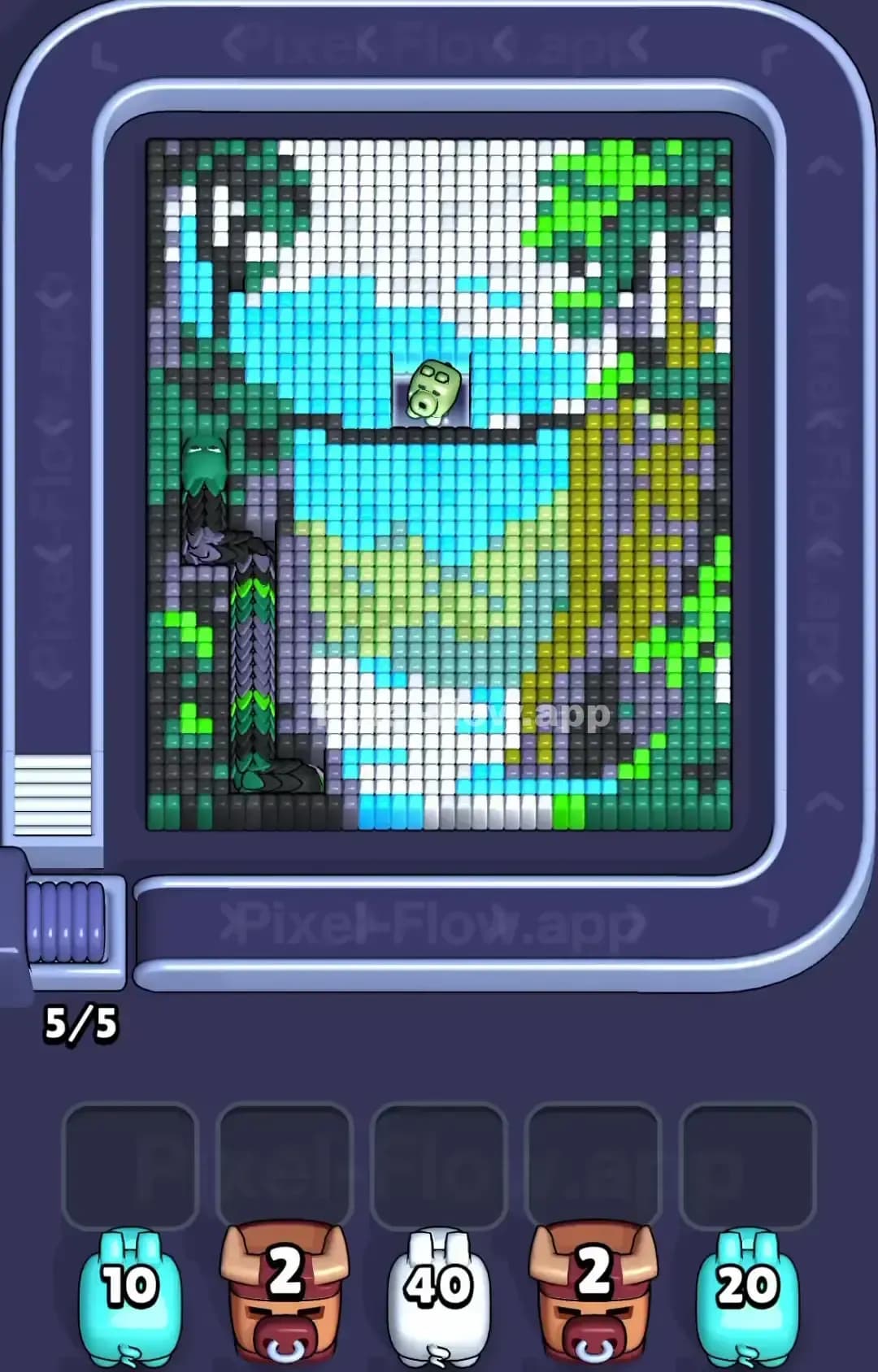 Pixel Flow Level 1586 Screenshot