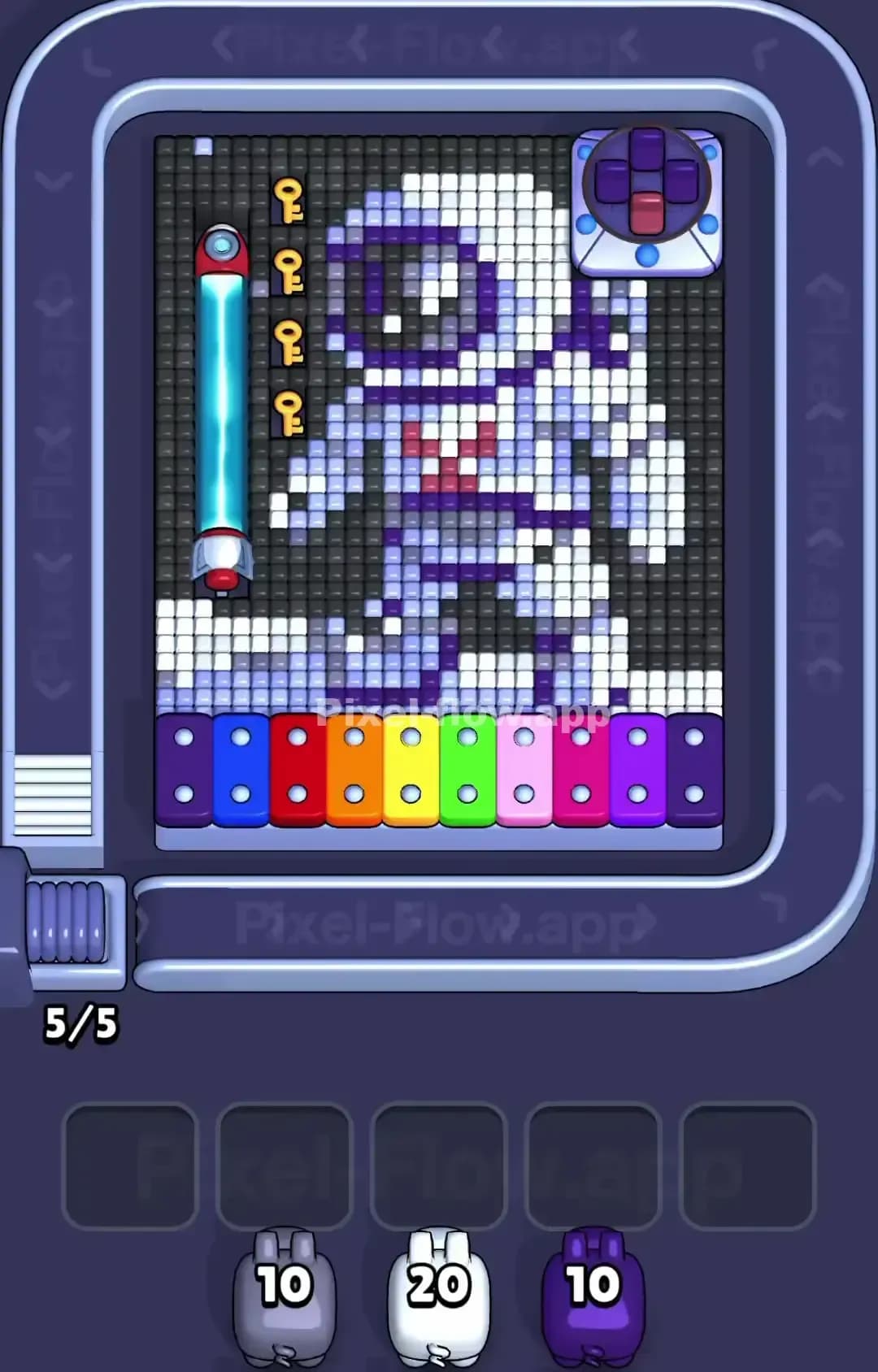 Pixel Flow Level 1471 Screenshot
