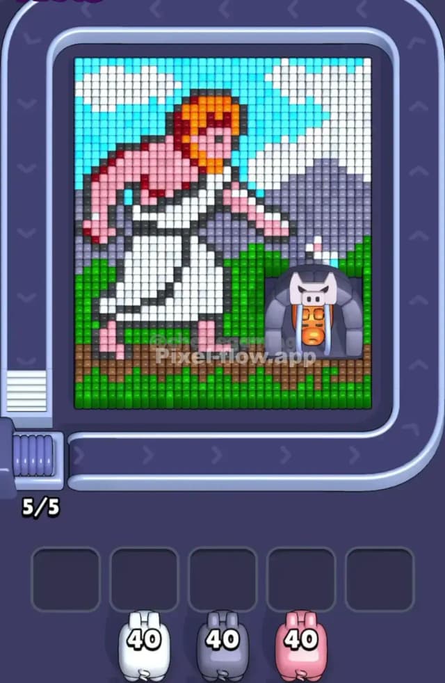 Pixel Flow Level 1731 Gameplay