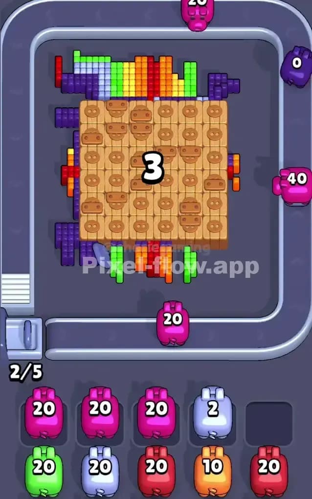 Pixel Flow Level 262 Solution 3