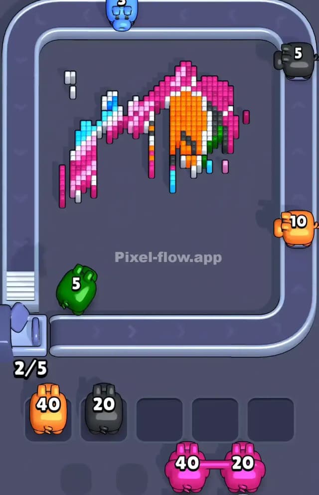Pixel Flow Watermelon Level Solution 3