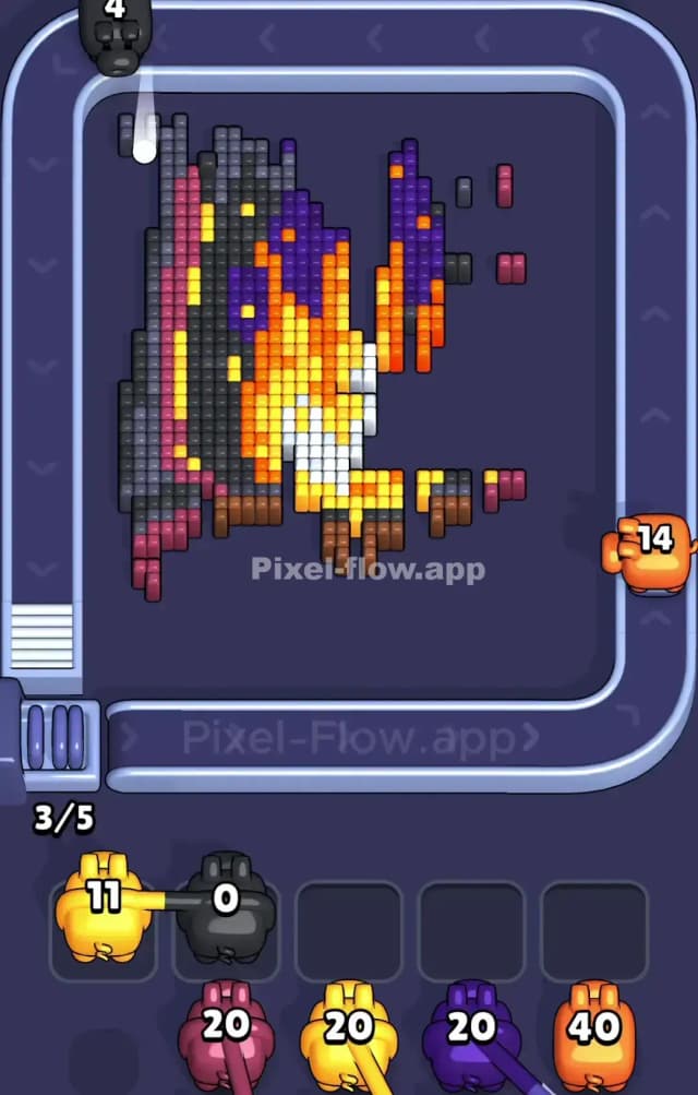 Pixel Flow Level 947 Solution 2