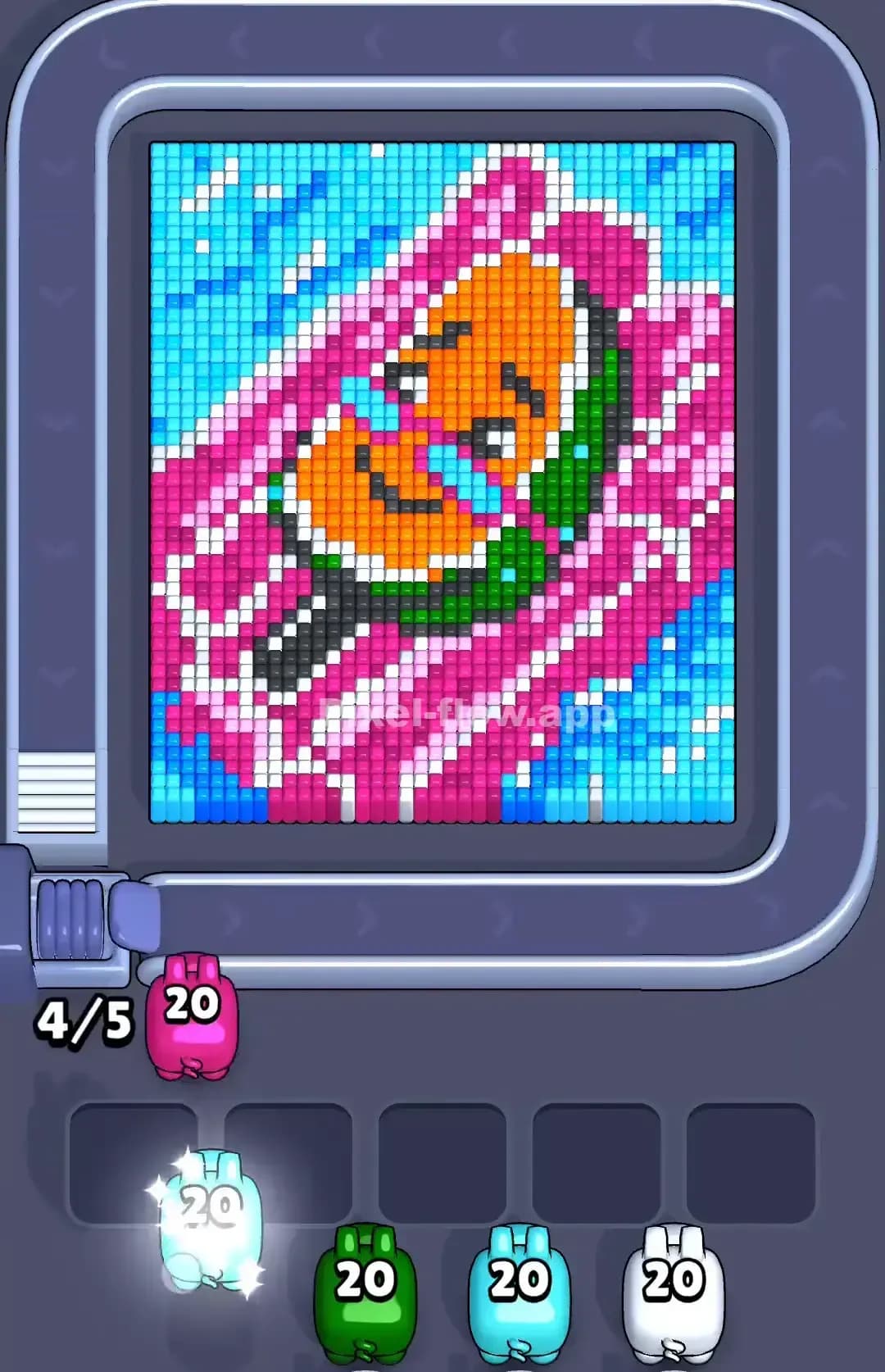 Pixel Flow Watermelon Level Screenshot