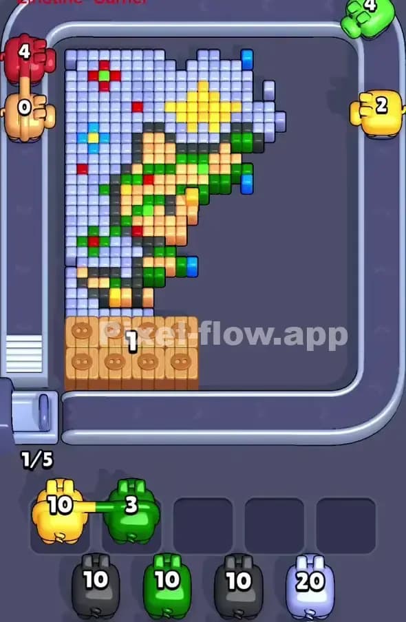 Pixel Flow Level 369 Solution 2